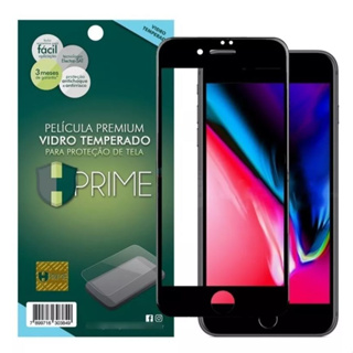 Película Vidro Colorglass 6d Hprime iPhone 7 / 8 / Plus - Preto