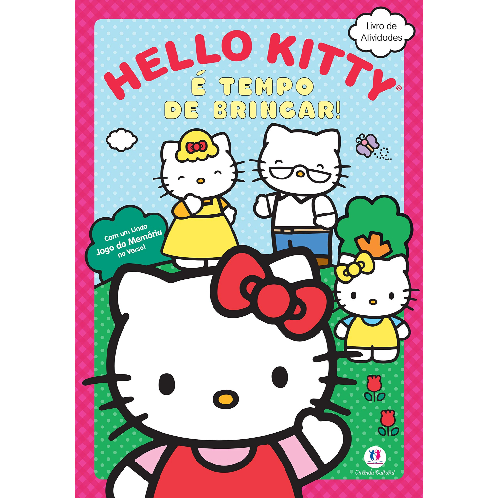 Livro Hello Kitty - É tempo de brincar | Shopee Brasil