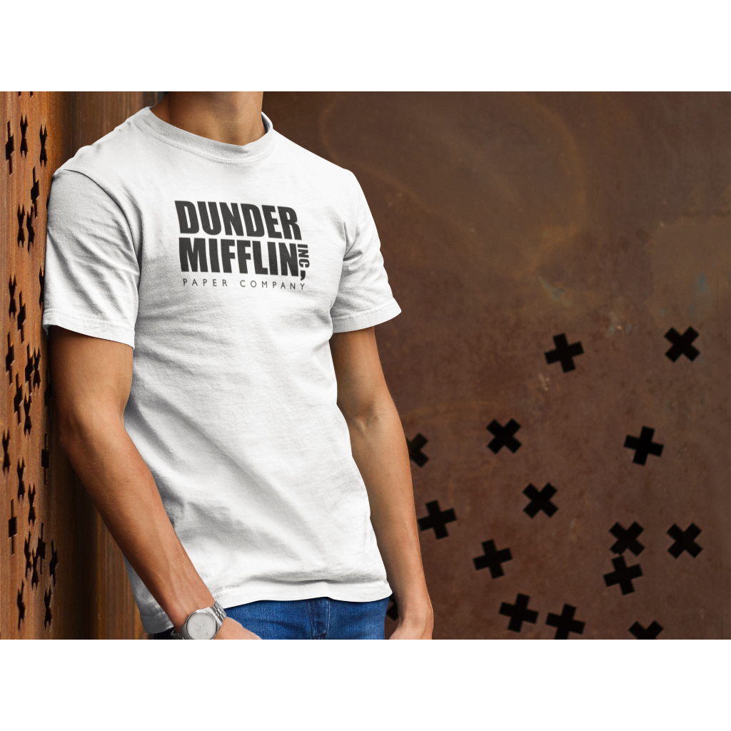 Camiseta camisa Dunder Mifflin The office Escritório 3 opções de cor