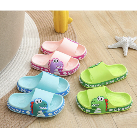 Chinelo Dino Nuvem Infantil Slide Sandália Dinossauro Menino Menina Moda Macio Leve Promoção