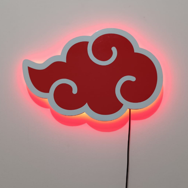 Luminaria Neon Led Nuvem Akatsuki | Shopee Brasil