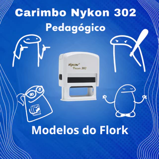 Carimbo Nykon 302 - Modelos FLORK