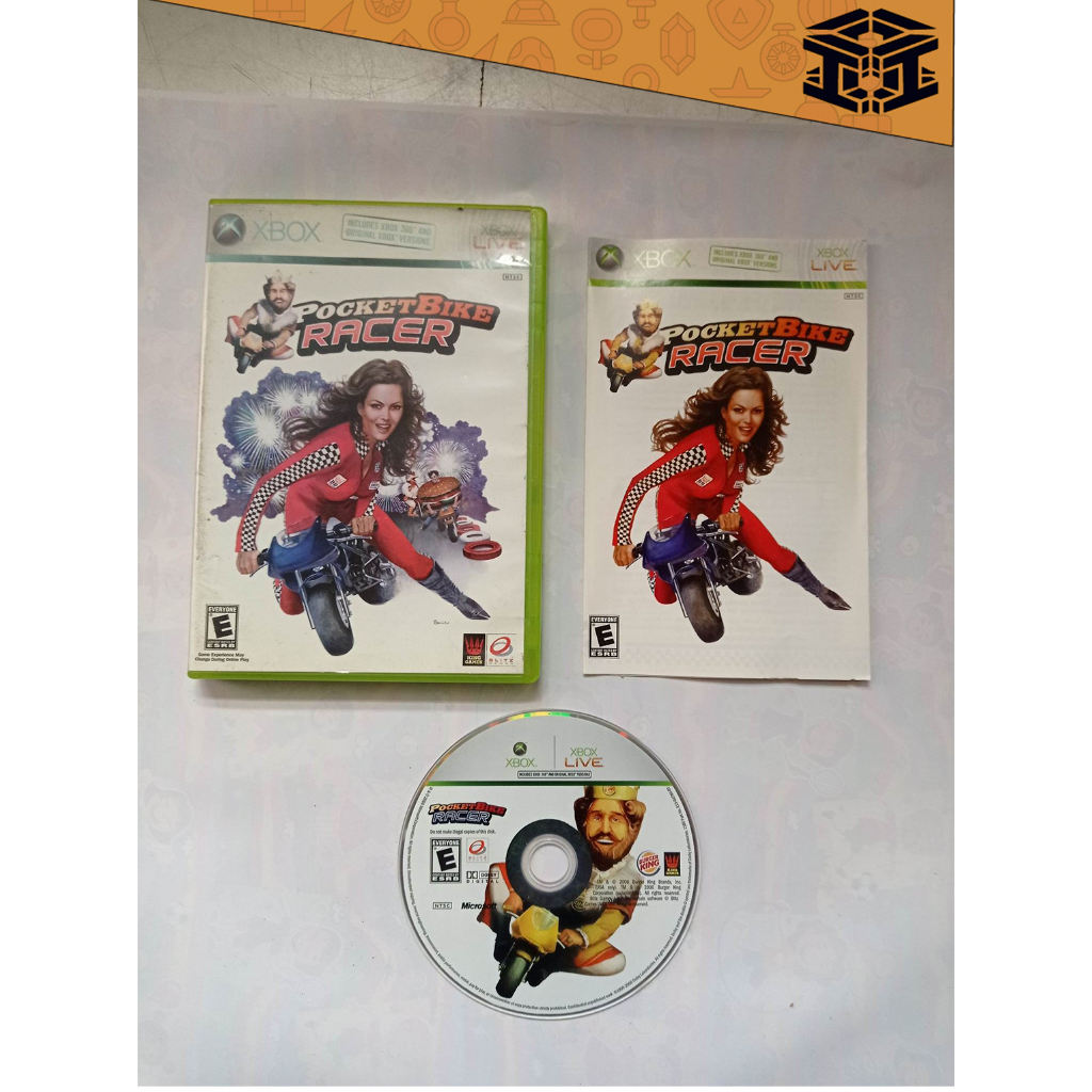 pocketbike racer original xbox 360 jogo de corrida de moto raro