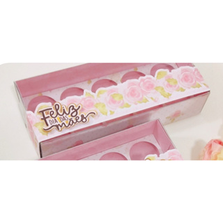 CAIXA PARA 10 DOCES TAMPA DE ACETATO DIA DAS MÃES|Embalagem para Doces|Presente CriativoDia das Mães em Oferta na Shopee