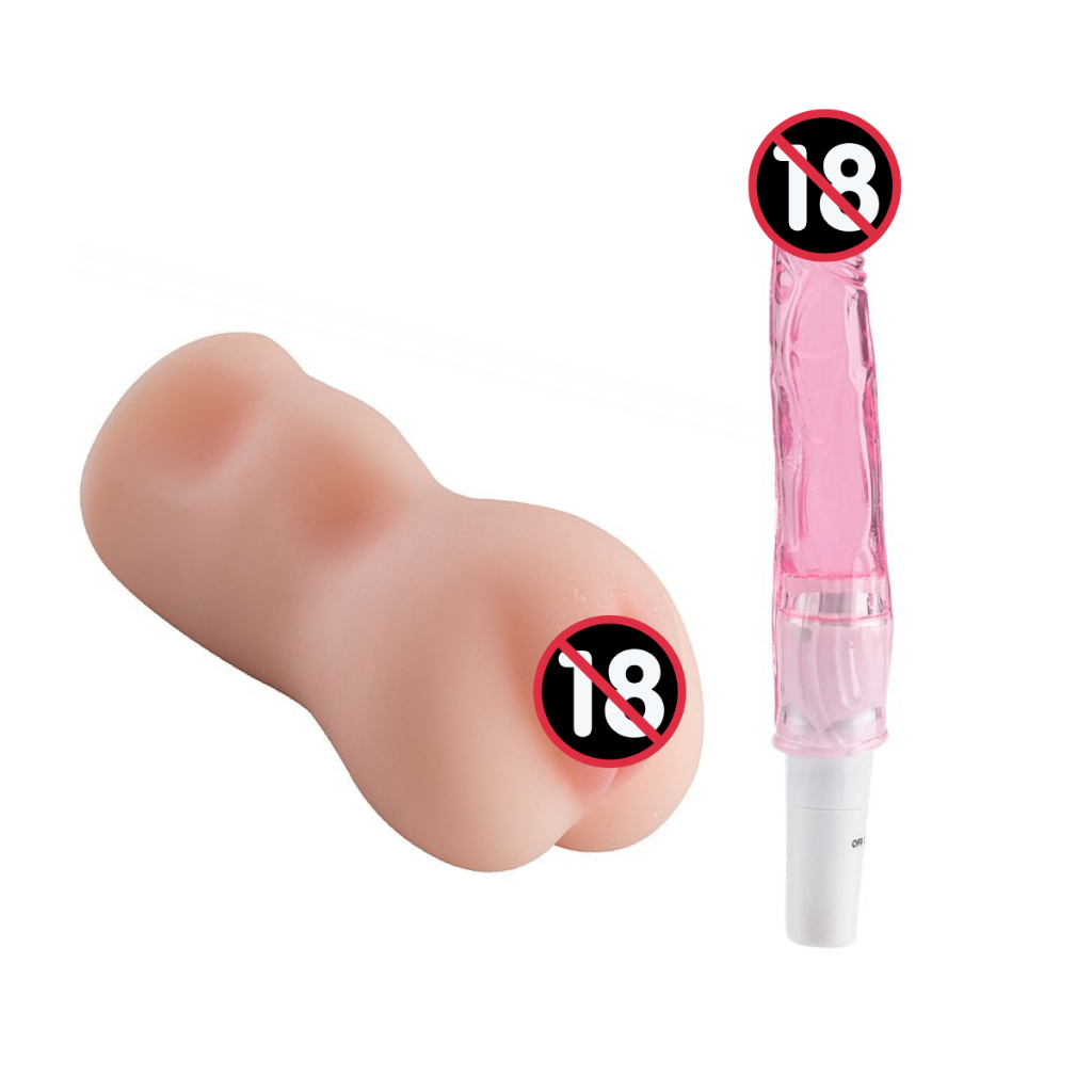 Masturbador Masculino Boneca Sexual Formato Vagina Apertadinha + Vibrador  Feminino de Silicone Formato Pênis 21cm Sexshop | Shopee Brasil