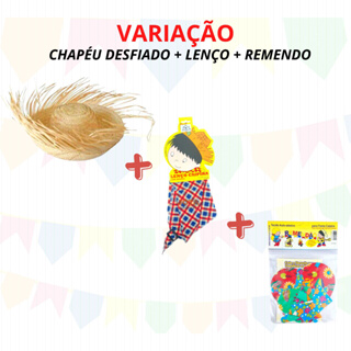 Kit Junino Chapéu Malandrinho e Gravata Xadrez Festa junina em Promoção na  Americanas