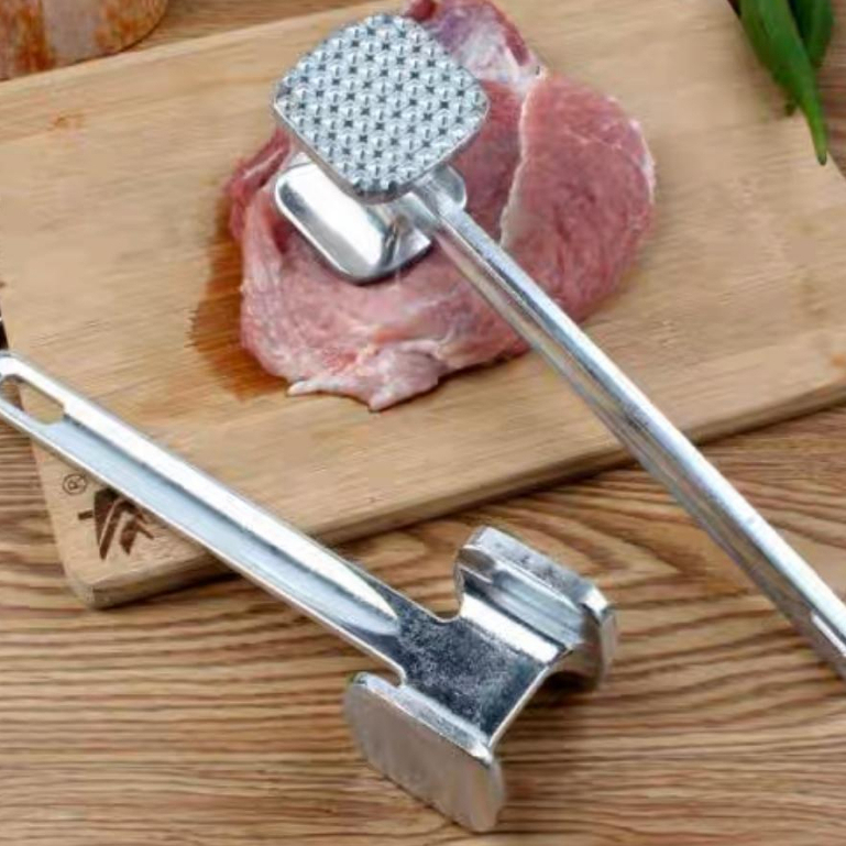 COM OFERTA Martelo Para Carne Em Alumínio Cozinha Bater Bife Top Chef