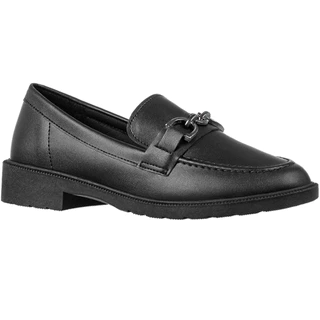 Mocassim Feminino Sapato Flat Casual Tratorado Confortável