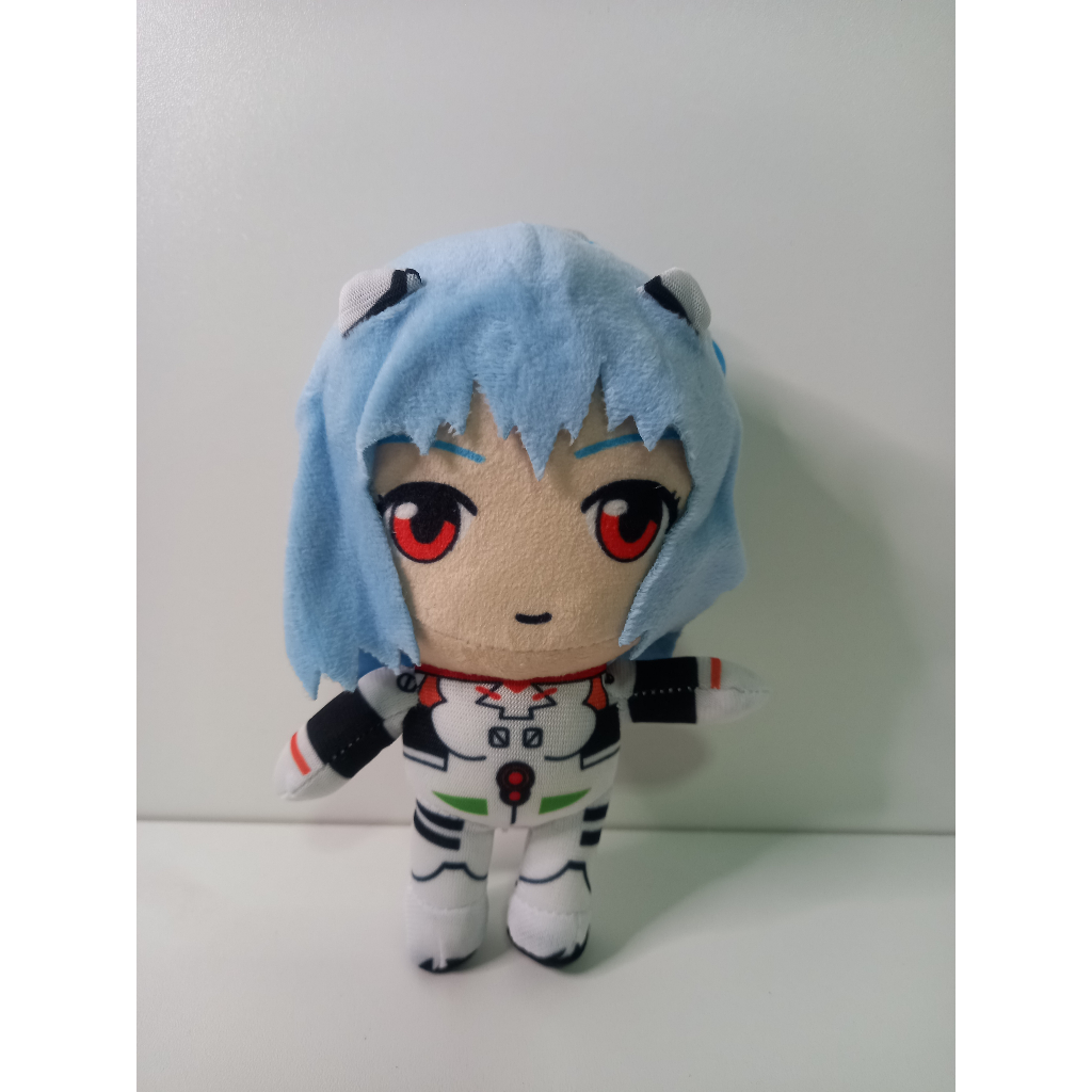 Boneca de pelúcia Ayanami rei Evangelion 16 cm