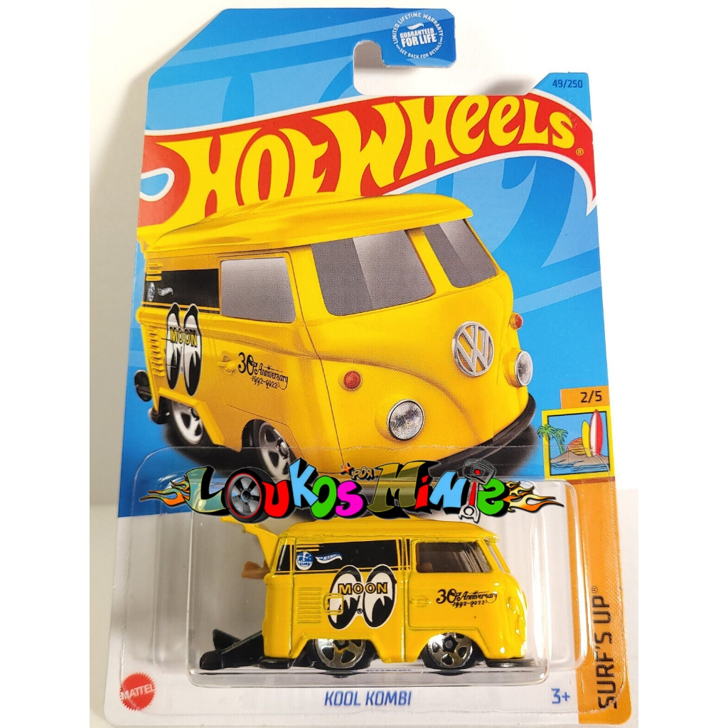 Hot Wheels Kool Kombi Surf´s Up Moon 49/250 Lacrada Original