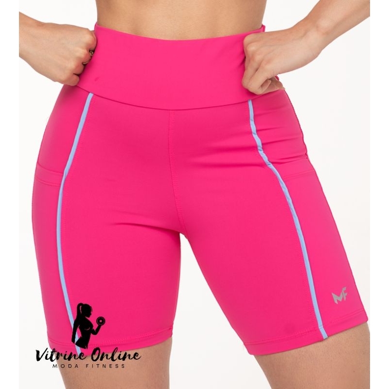 Short Feminino Academia Empina Bumbum Poliamida Premium