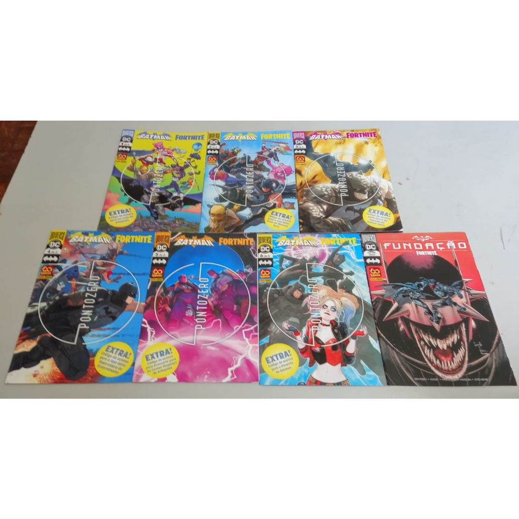 Livro Batman Fortnite Fundacao