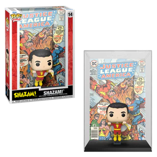 FUNKO POP COMIC COVERS JUSTICE LEAGUE OF AMERICA #4 - SHAZAM 14 NOVO ORIGINAL em Oferta na Shopee