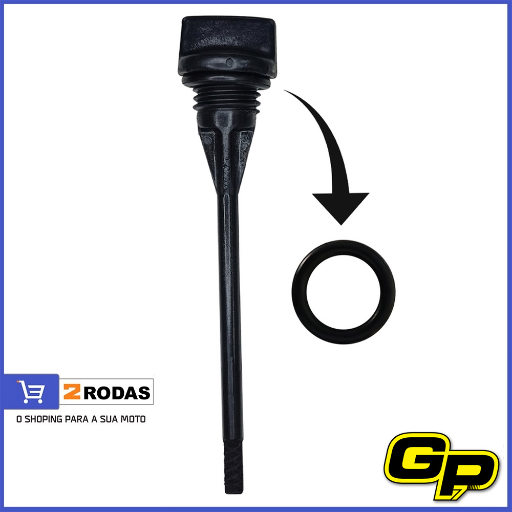 Vareta Medidor de Oleo CG125 Fan Titan150 Fan 2009 2010 2011 2012 2013 2014 2015 C/ Oring