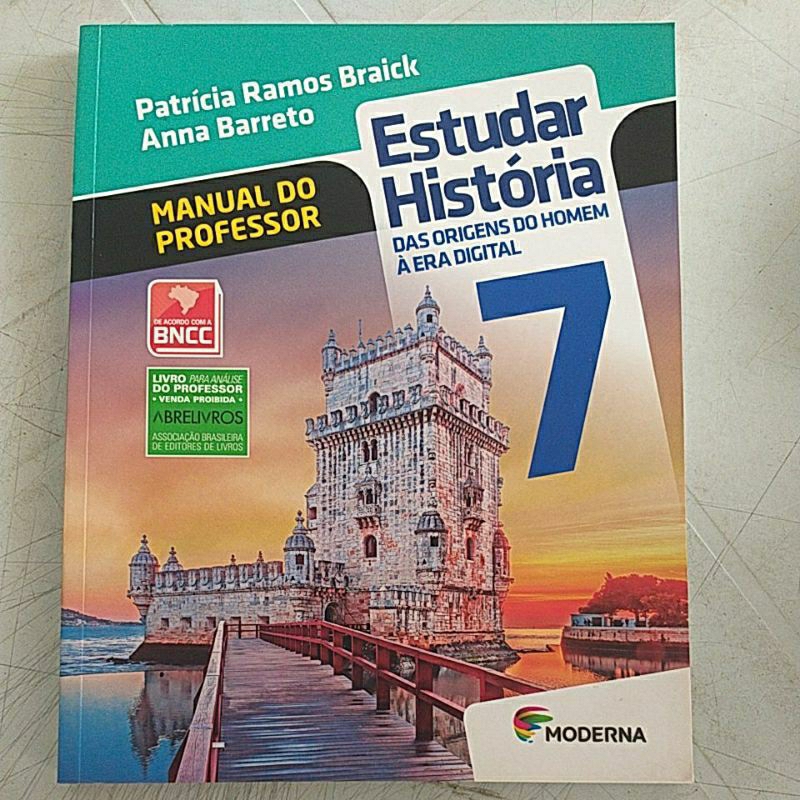 Estudar História 7° ano Manual do Professor | Shopee Brasil