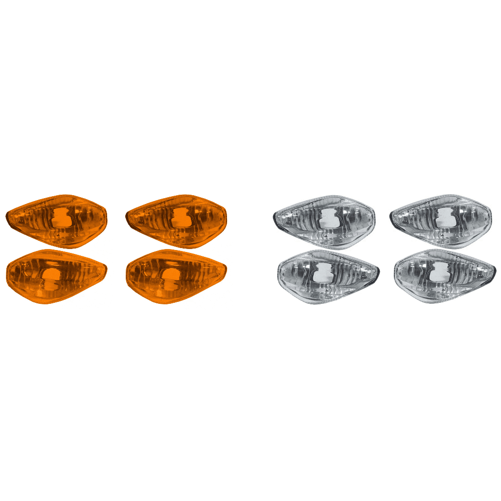 4 Lentes Pisca Seta Cg Titan 150 Fan 160 Start 150 Bros 160 2014 Em Diante