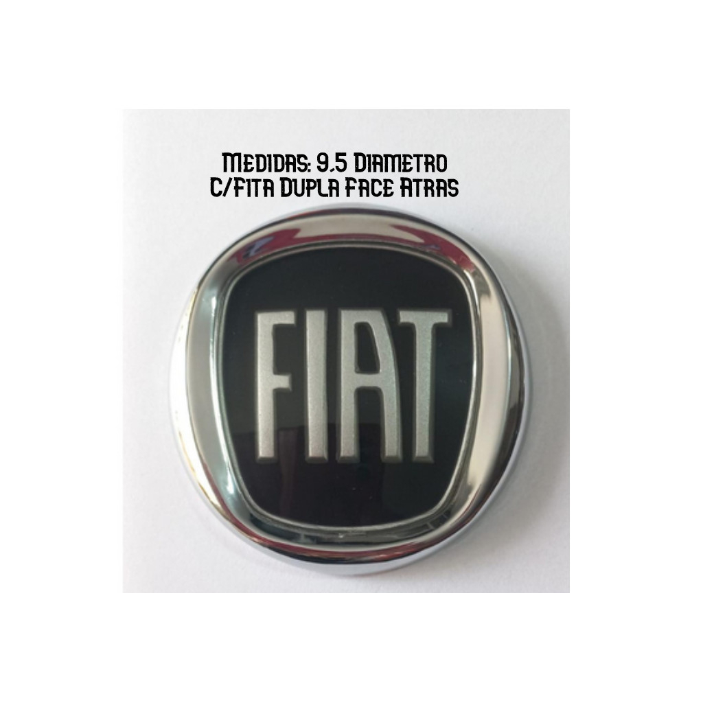 Emblema Grade Doblo/Idea/Palio Weekend/Punto/Stilo/Palio...Preto