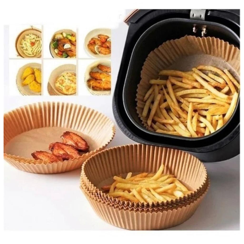 Non-Stick óleo-prova papel forro, Air Fryer, forno Pan Pad, forros