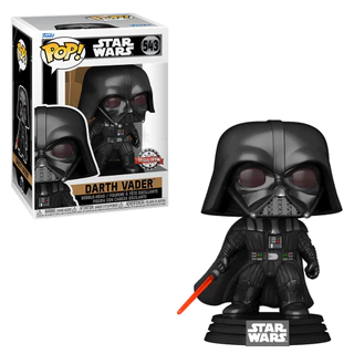 FUNKO POP STAR WARS: OBI-WAN KENOBI EXCLUSIVE - DARTH VADER WITH LIGHT SABER 543 NOVO ORIGINAL
