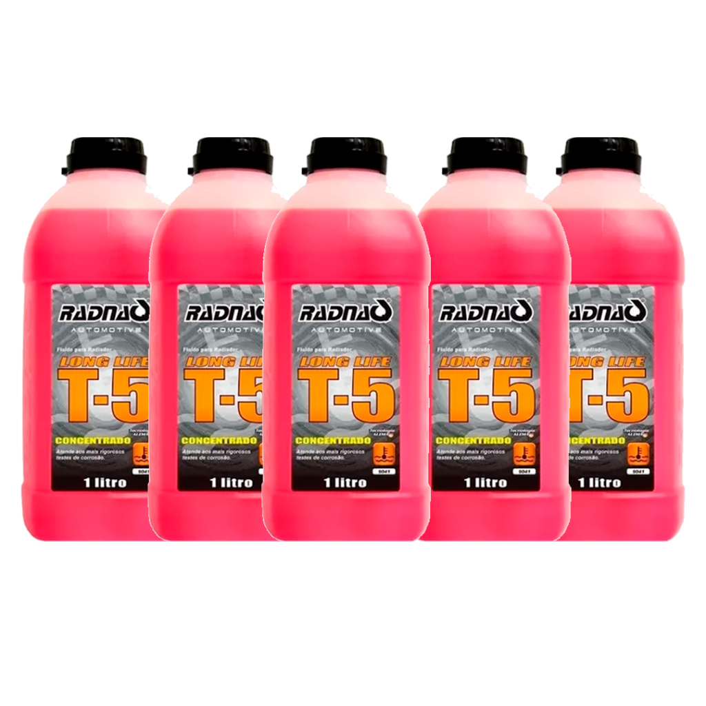 Kit c/5 Aditivo Concentrado Radnaq - 5 litros ao total | Shopee Brasil