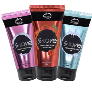 Lubrificante Íntimo Hot Ice e Neutro 60g S-LOVE
