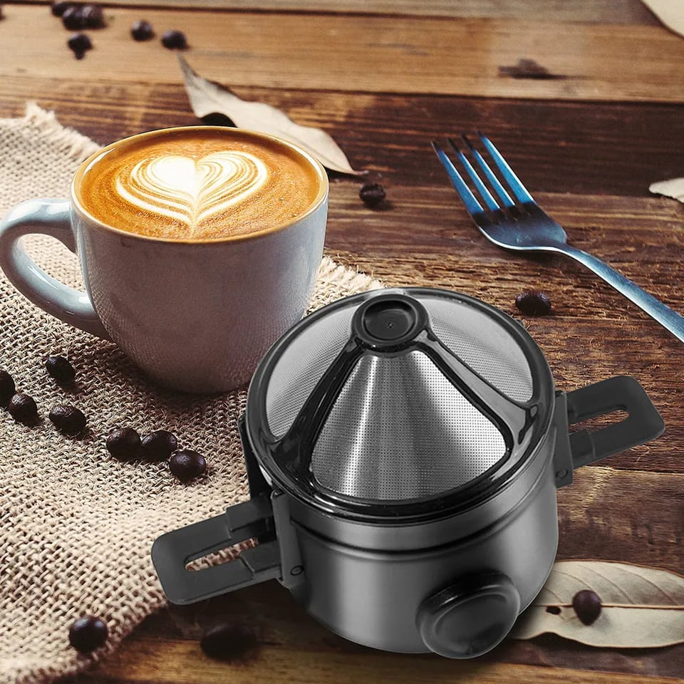 Mini Coador De Cafe Portátil Casa Cozinha Não Precisa Filtro Gourmet ...