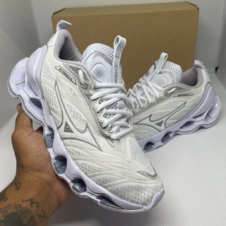 Tenis Masculino Wave Prophecy 11 Pro 11 Branco Corrida,Academia e caminhada,Leve,Promoção!