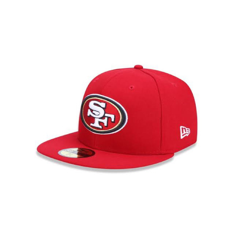 Boné New Era San Francisco Time NFL Bone Aba Reta com regulagem ajustável