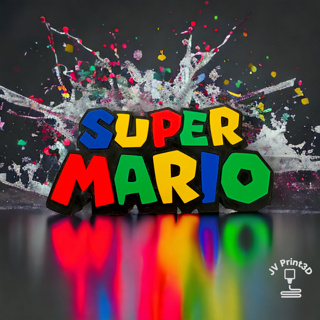 Super Mário Letreiro 3D Game/Mario Bros Edição Exclusiva em Oferta na Shopee