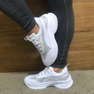 Tênis Plataforma Casual-Esportivo Chunky Sneaker Moda Feminina Puma Várias Cores!