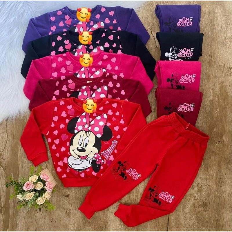 Conjunto Moletom Infantil para Meninas.