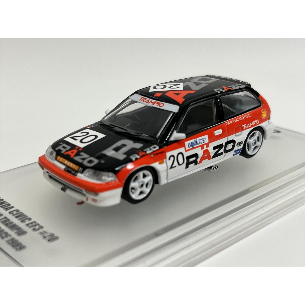 Inno64 Honda Civic EF3 No . 20 Razo Trampio Macau Guia 1989 1 : 64