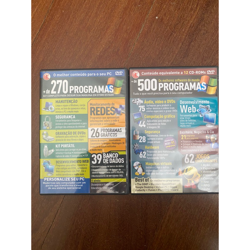 DVD com programas essenciais para PC | Shopee Brasil