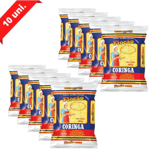 Flocão de Milho Coringa 500g - Sem Glúten C/ 10 Unidades