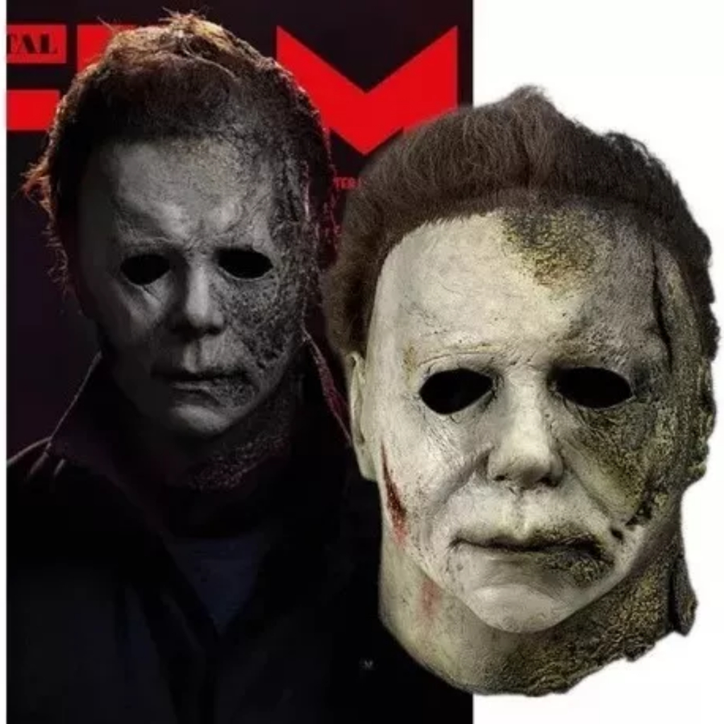 Máscara Cosplay Michael Myers Filme Halloween Realista para Eventos e