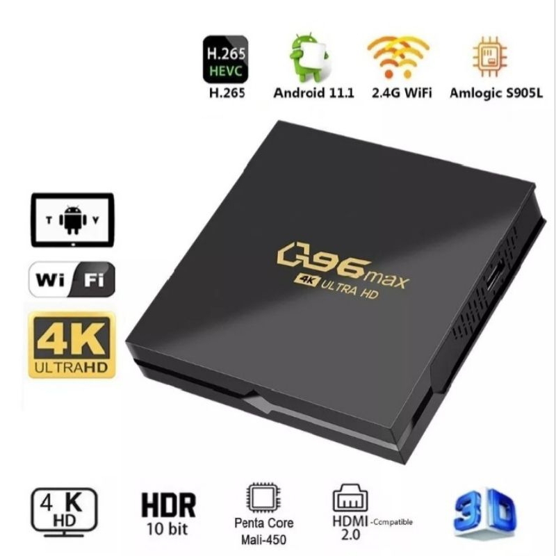 Original X96 mini TV Box Android Smart TV Box Amlogic S905L Quad Core  1/2GB+8/16GB 2.4G WiFi 64 bit Media Player Set top box