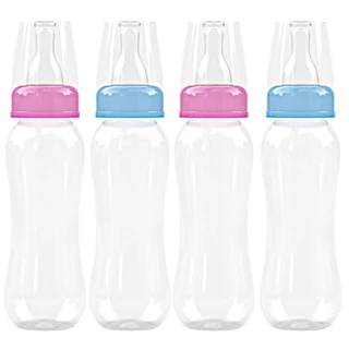 Mamadeira 240ml Menino Menina Bico de Silicone Saquinho Bebê Mamadeira 240 ML