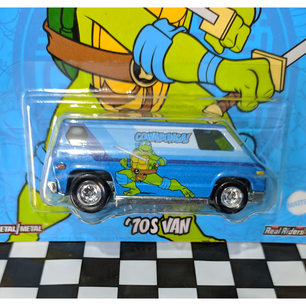 Hot Wheels Premium 70S Van -Tartaruga Ninja