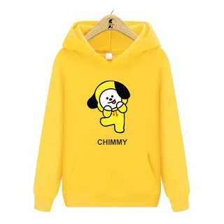 Blusa de Moletom Modelo Canguru estampa BTS Mascote Chimmy