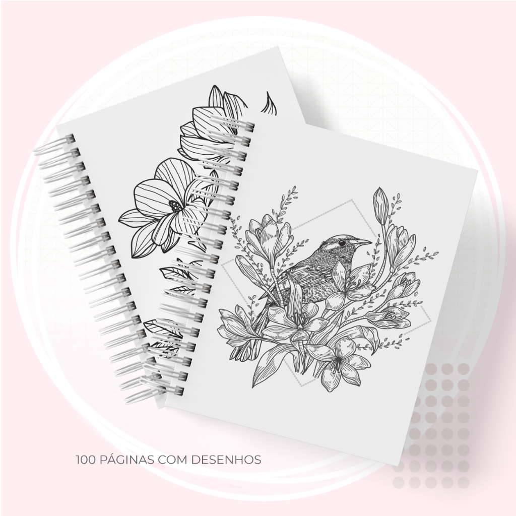 Livro de Colorir Adulto, Caderno para Colorir