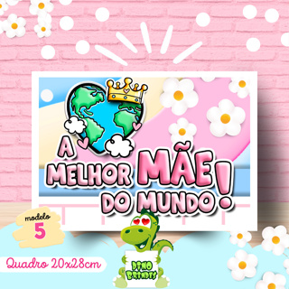 Quadro Decorativo Dia das Mães Mulheres Indefesas - Fenex Print