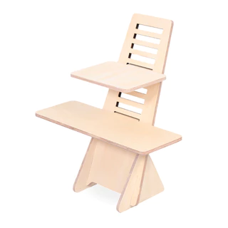 Standing Desk Suporte Notebook Madeira Regulável Ergonomico