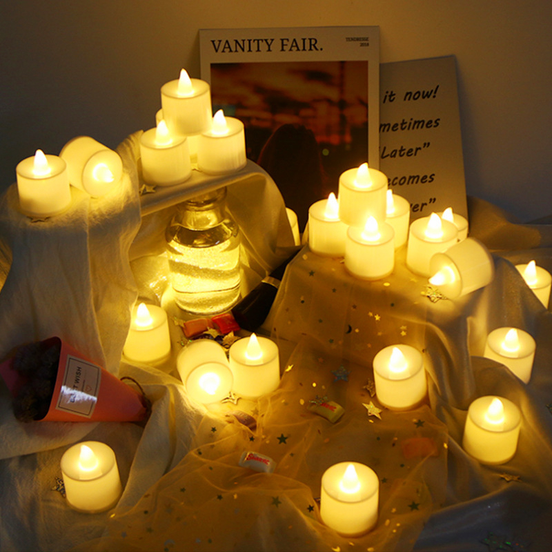 Velas De Led Decorativa Para Ornamentação De Festas e Qualquer Tipo De Eventos