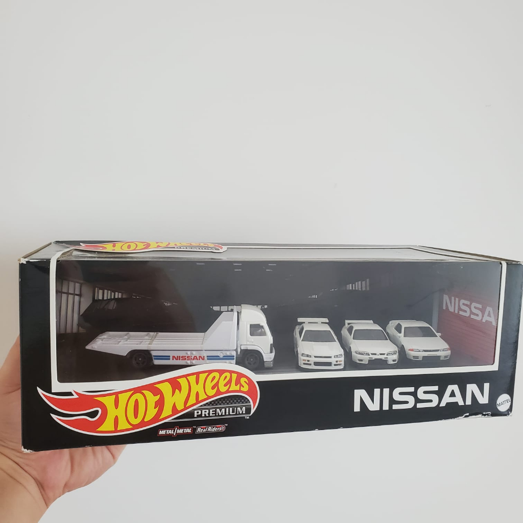 Hot Wheels Nissan Pack Diorama Veiculos Retro Rig Skyline Gt R Bnr Bcnr Bnr Miniatura