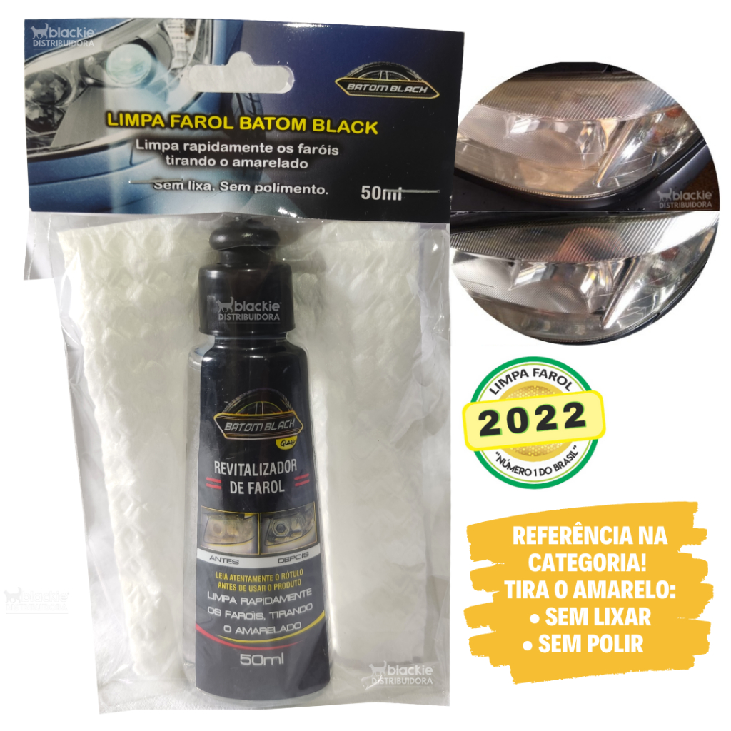 Limpador Líquido de Farol para Autos Revitalizador Farol Novo Tira ...