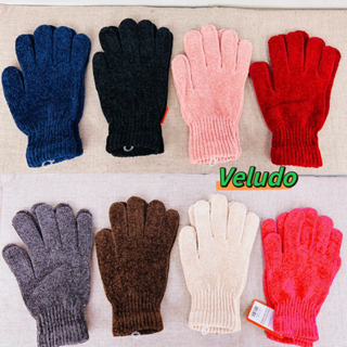 Luva Adulto Juvenil Veludo Termico Inverno Frio Aquece Feminino Masculino Unissex