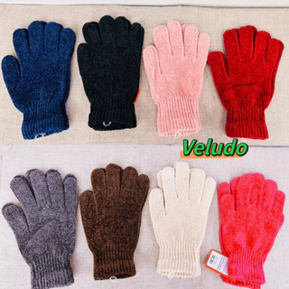 Luva Adulto Juvenil Veludo Termico Inverno Frio Aquece Feminino Masculino Unissex