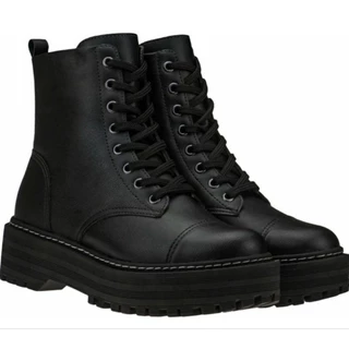 Bota Coturno Feminino Botinha Tratorada Conforto Top LS LuísaShoes