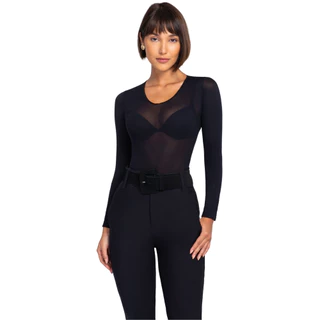 Blusa Feminina Segunda Pele Classica Com a Gola Redonda Lupo Aderente Confortavel Basica Fio 60