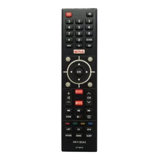 Controle Remoto Semp Toshiba Smart Netflix Youtube Ct6810 Fbg9043